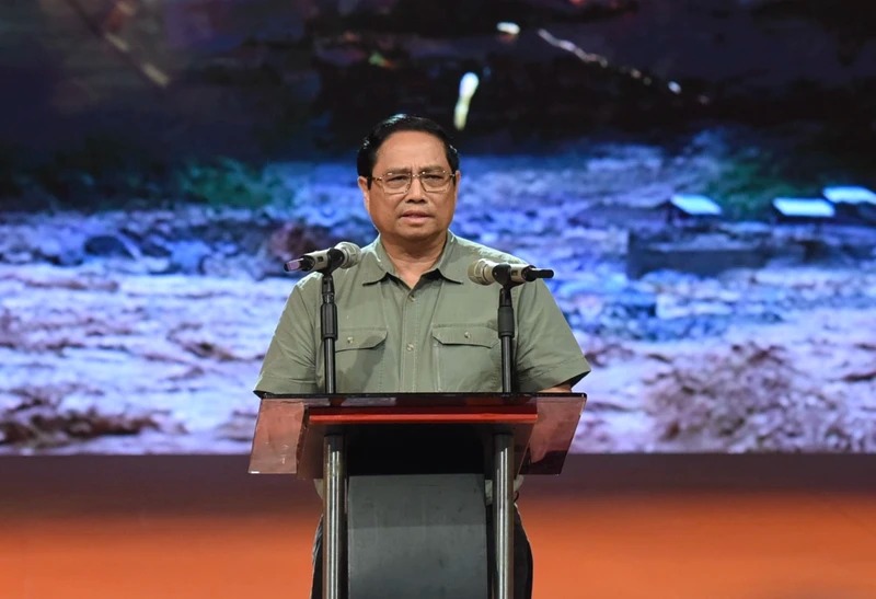 Thủ tướng Phạm Minh Chính dự Chương trình Truyền hình trực tiếp 'Điểm tựa Việt Nam'