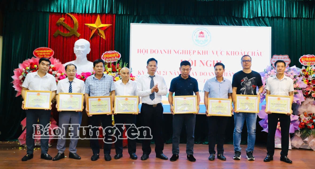 Hội doanh nghiệp khu vực Khoái Châu: Họp mặt kỷ niệm Ngày Doanh nhân Việt Nam