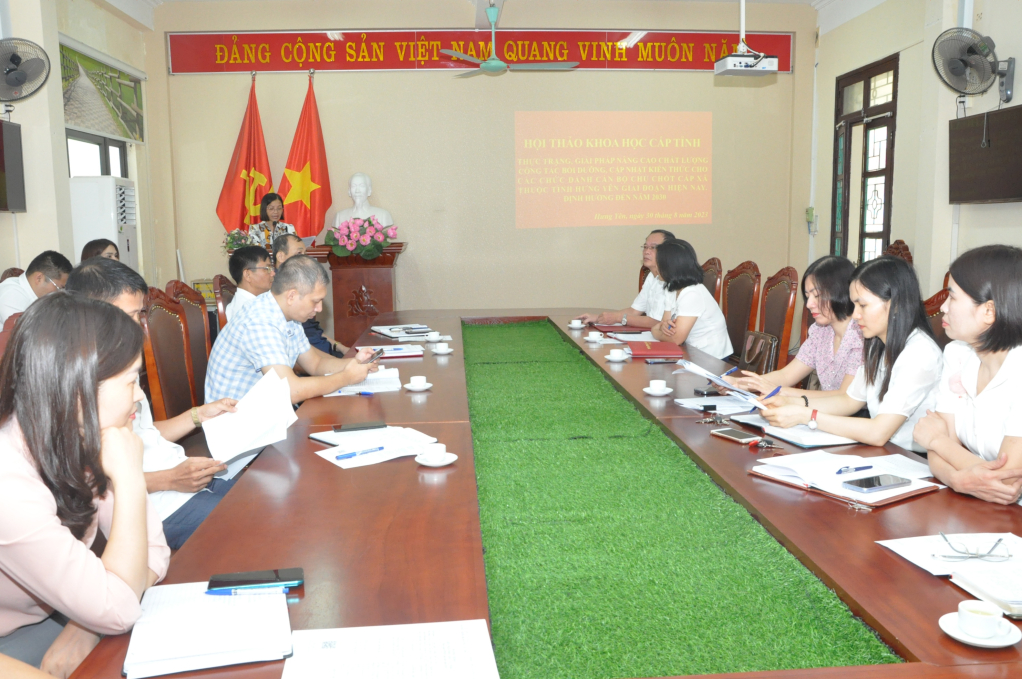 Trường Chính trị Nguyễn Văn Linh: Tổ chức hội thảo khoa học cấp tỉnh