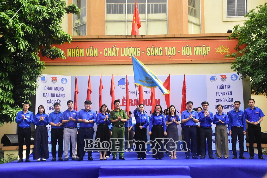 Ra quân Chiến dịch Thanh niên tình nguyện hè và tiếp sức mùa thi năm 2025