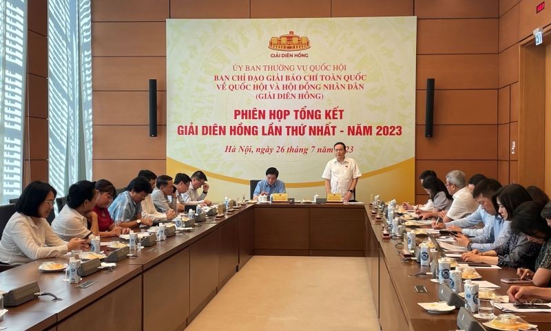 Giải Diên Hồng tạo sức lan tỏa mạnh mẽ về hoạt động của Quốc hội và Hội đồng nhân dân các cấp